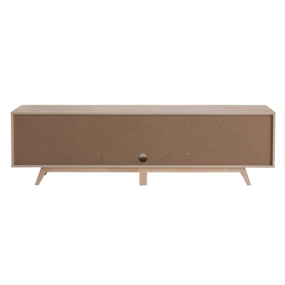 rear of cabinet with cable hole