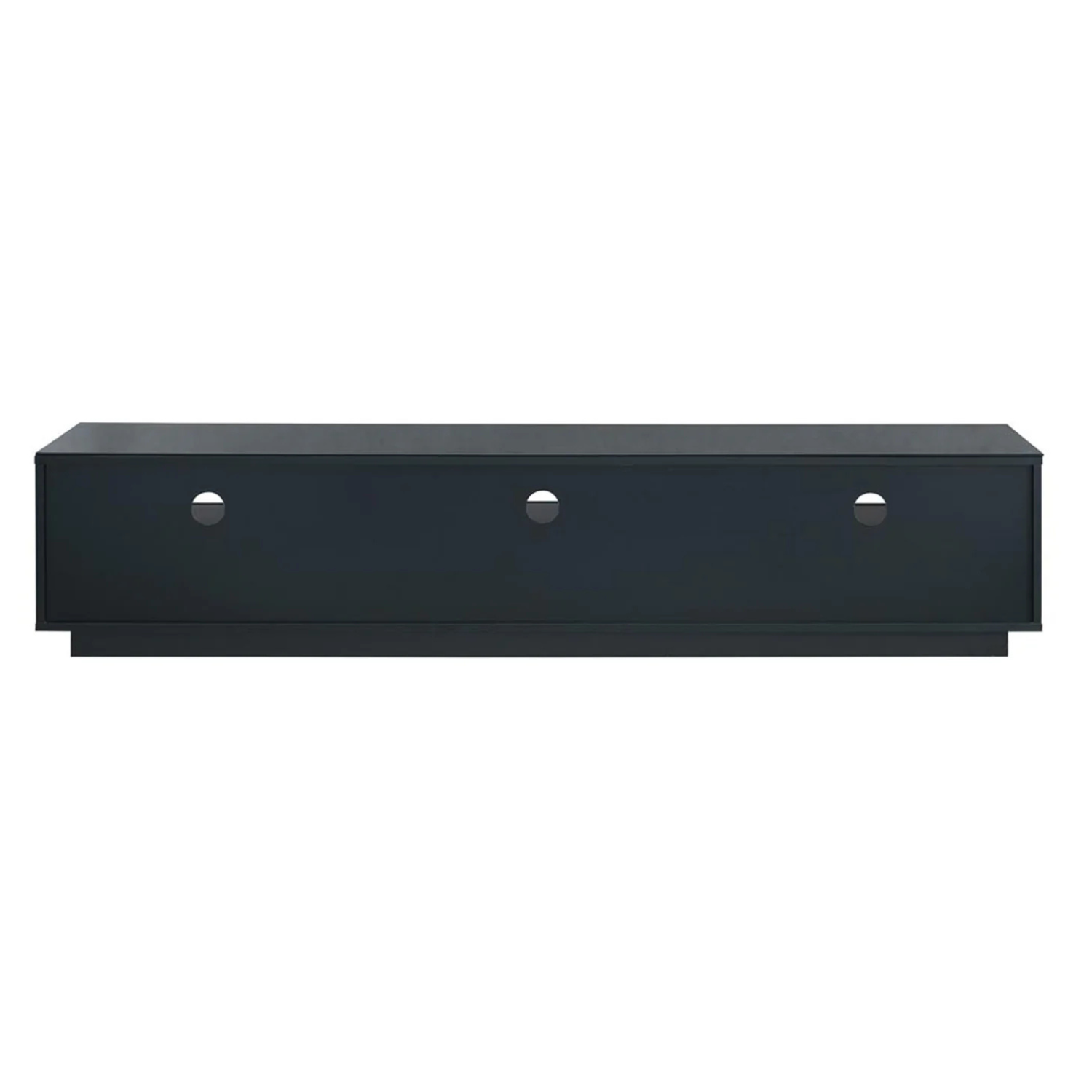 Back of black Tauris Suave 1800 TV Cabinet