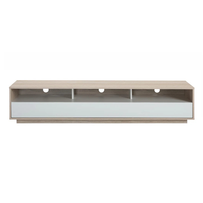 Front of Tauris Suave 1800 TV Cabinet in oak