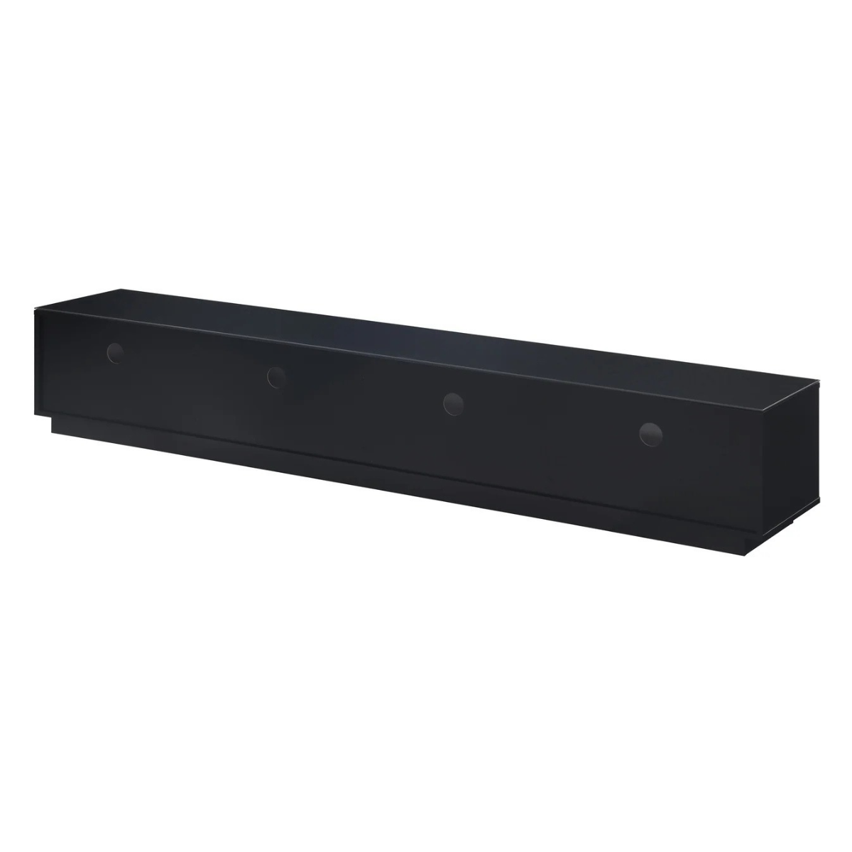 Back view of black Tauris Suave 2200 TV Cabinet