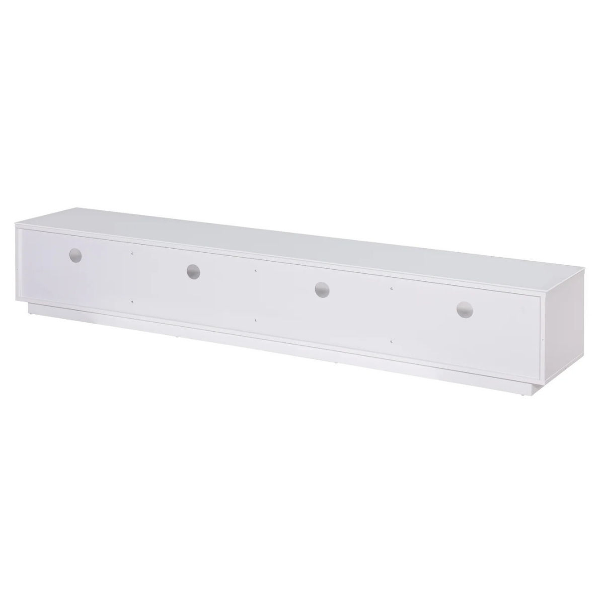 Back view of white Tauris Suave 2200 TV Cabinet