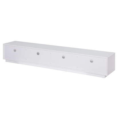 Back view of white Tauris Suave 2200 TV Cabinet