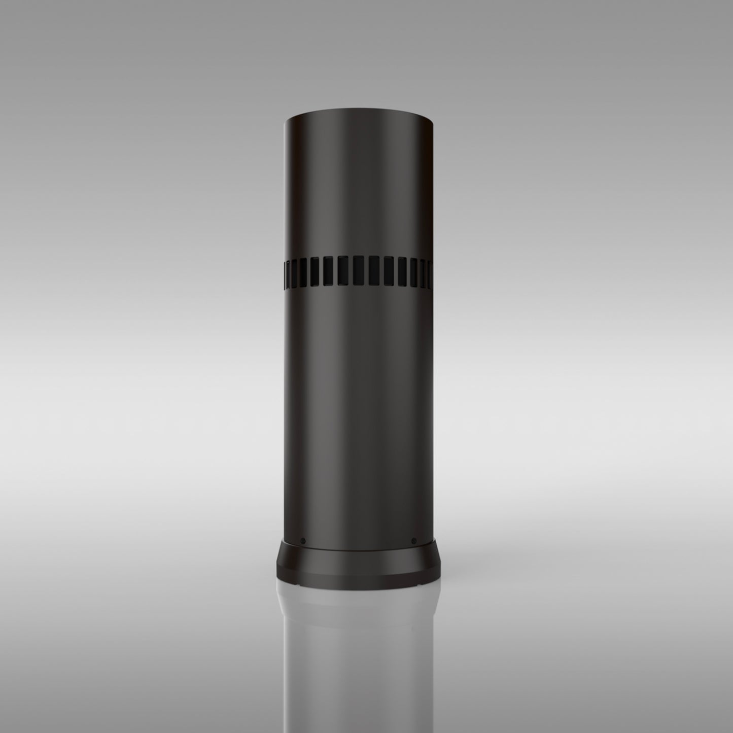 Theory Audio Design ic6 Bollard Landscape Speaker on a grey background