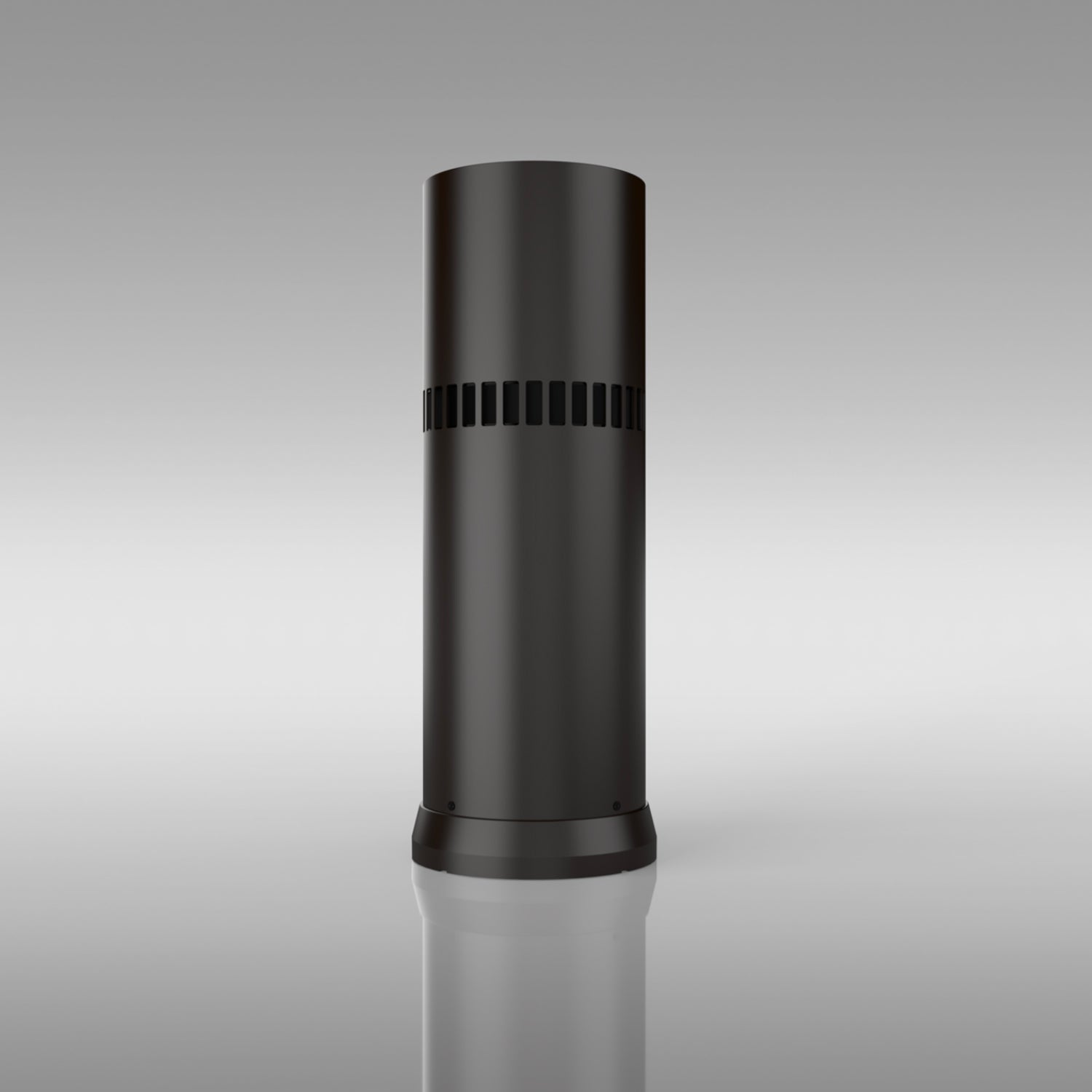 Theory Audio Design ic6 Bollard Landscape Speaker on a grey background