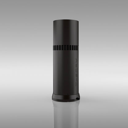 Theory Audio Design ic6 Bollard Landscape Speaker on grey background