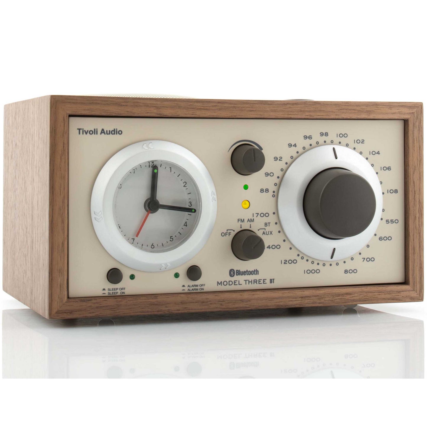 Tivoli Audio Model Three BT Walnut - Angle