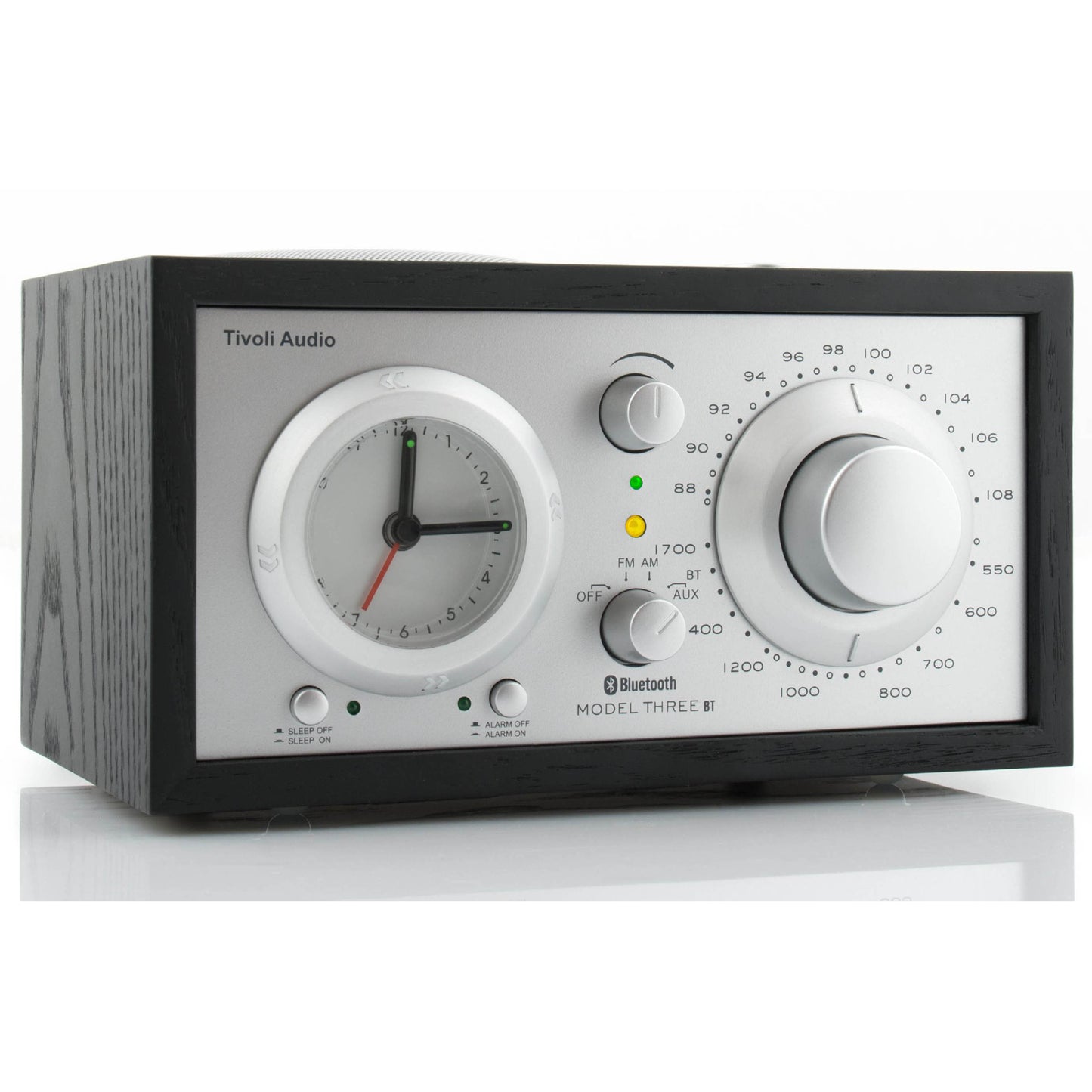 Tivoli Audio Model Three BT Black Silver- Angle