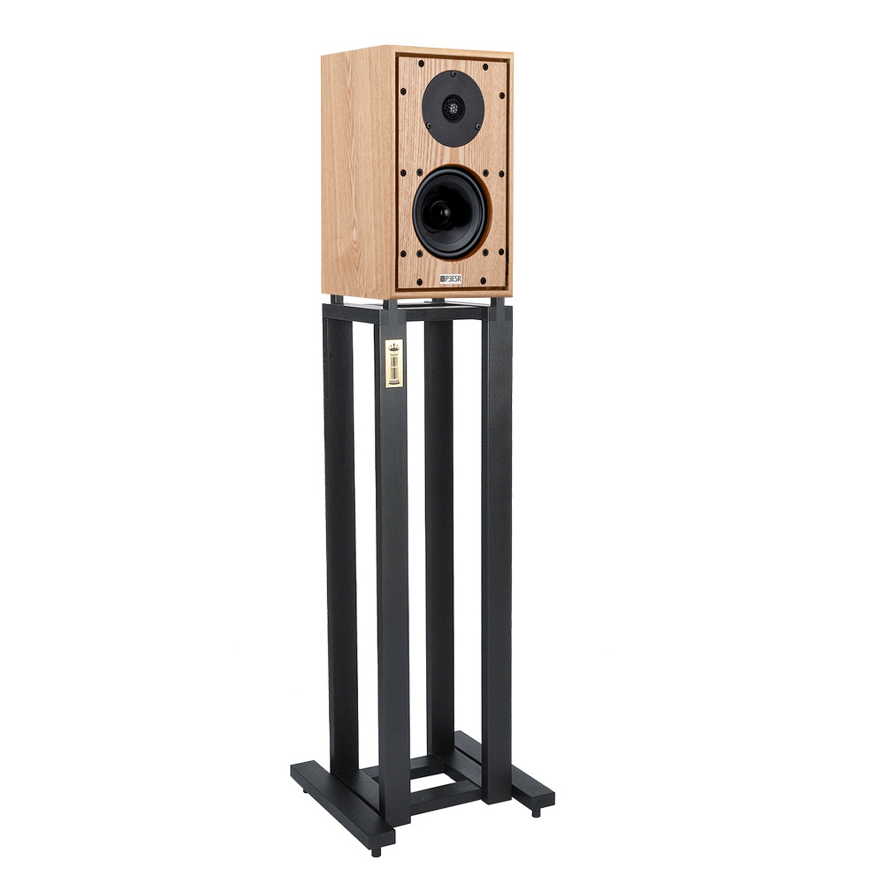 TonTräger Harbeth P3 Speaker No Grille & Stand - Angle View