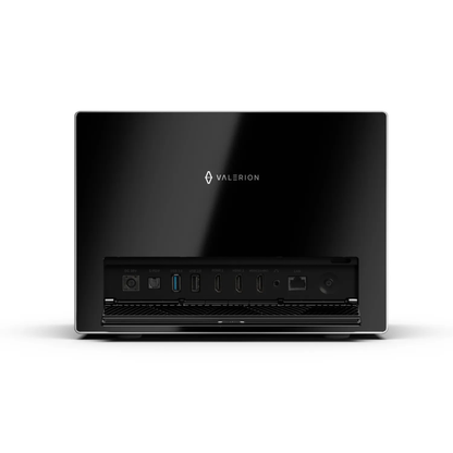 Back of Valerion VisionMaster Max Professional Grade 4K Home Theatre Projector on white background