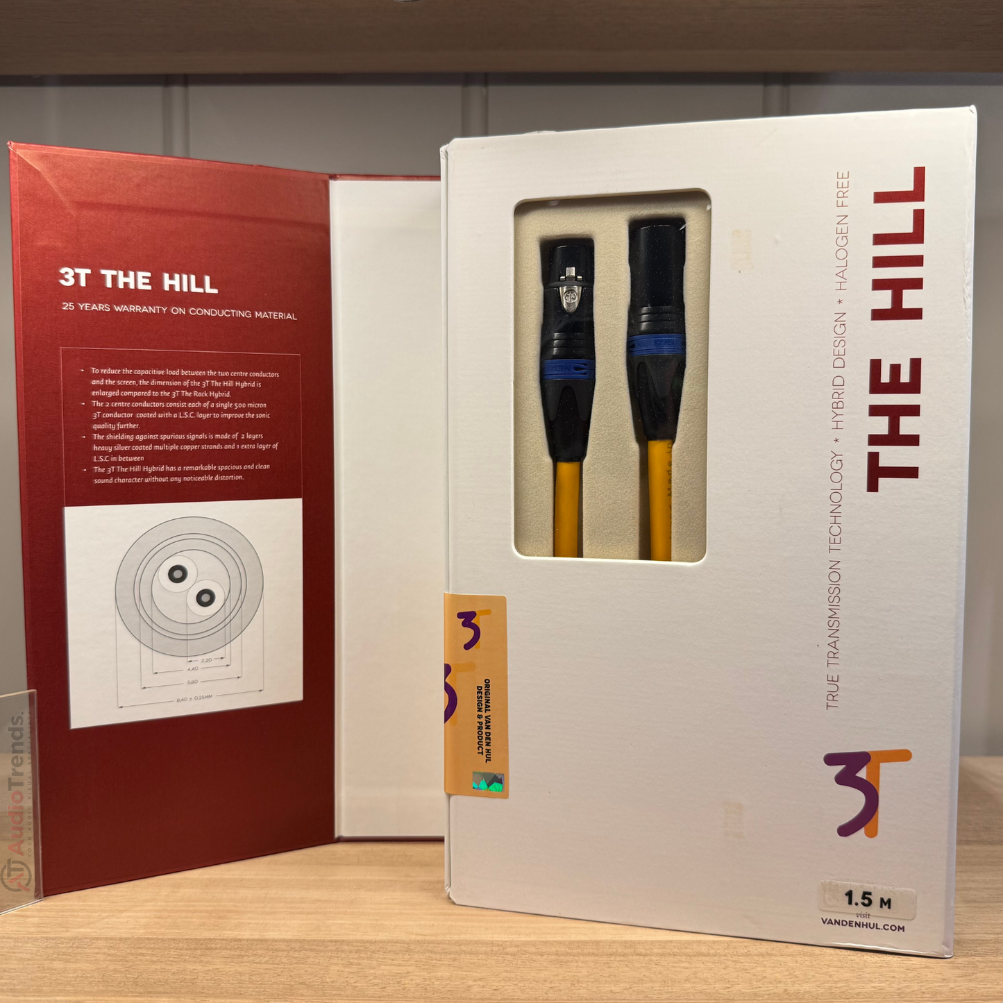 Van den Hul 3T The Hill Hybrid XLR to XLR Cable - Boxed