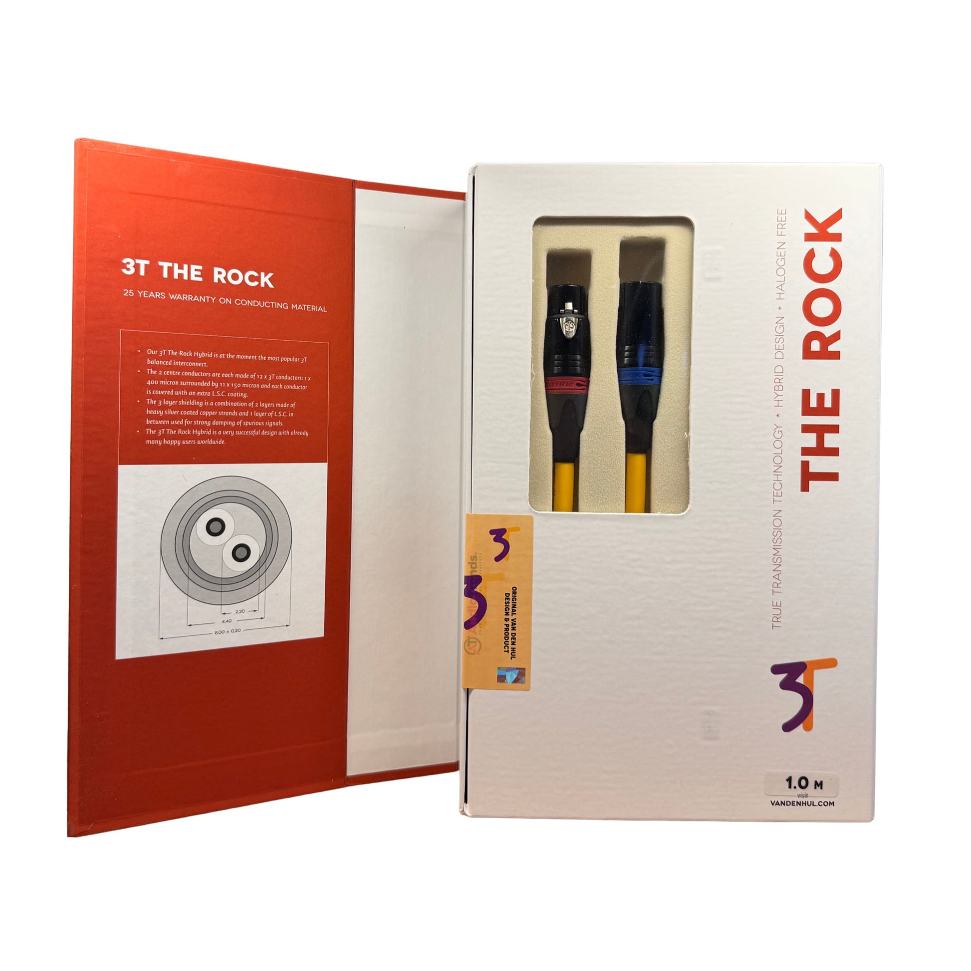 Van den Hul 3T The Rock Hybrid XLR to XLR Cable - Box