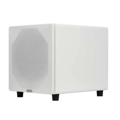 White Velodyne Impact X 12 Subwoofer on white background