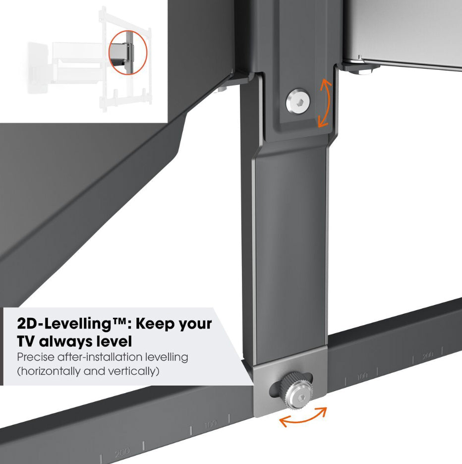 Vogel's TVM 5855 Full Motion TV Wall Mount - 2D Levelling