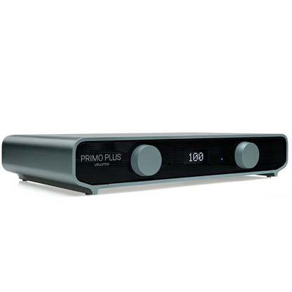 Angled view of Volumio Primo Plus Network Music Player on white background