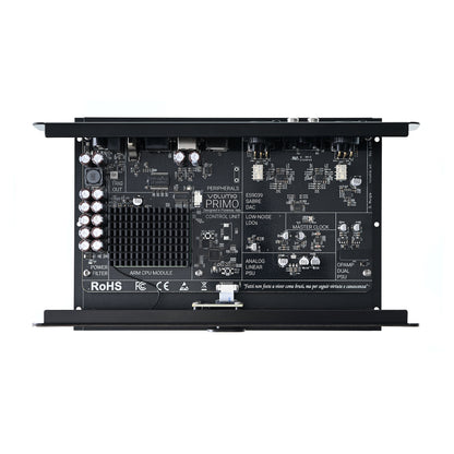 Internal view of Volumio Primo V3 Streaming DAC on a white background