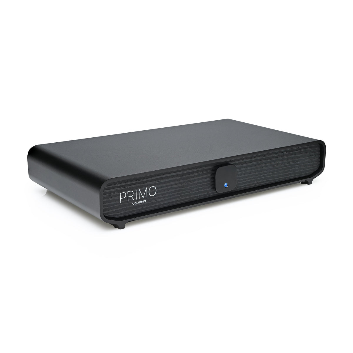 Top angle view of the Volumio Primo V3 Streaming DAC on a white background