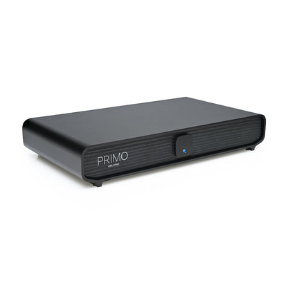 Top angle view of the Volumio Primo V3 Streaming DAC on a white background