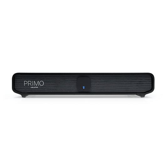 Front view of Volumio Primo V3 Streaming DAC on a white background