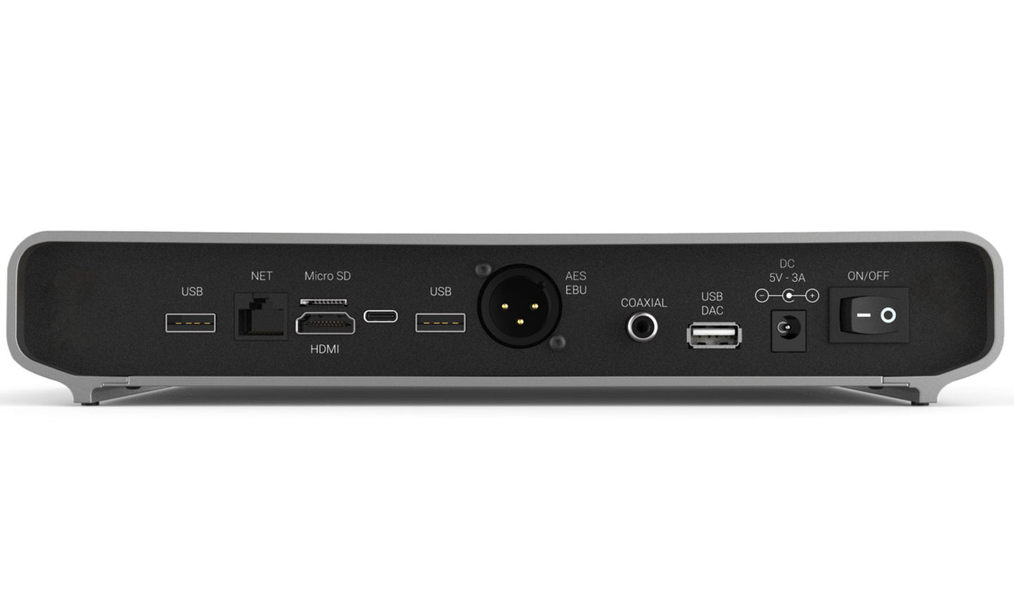 Volumio Rivo Streaming Transport - With Coaxial, AES/EBU & USB Digital Outputs