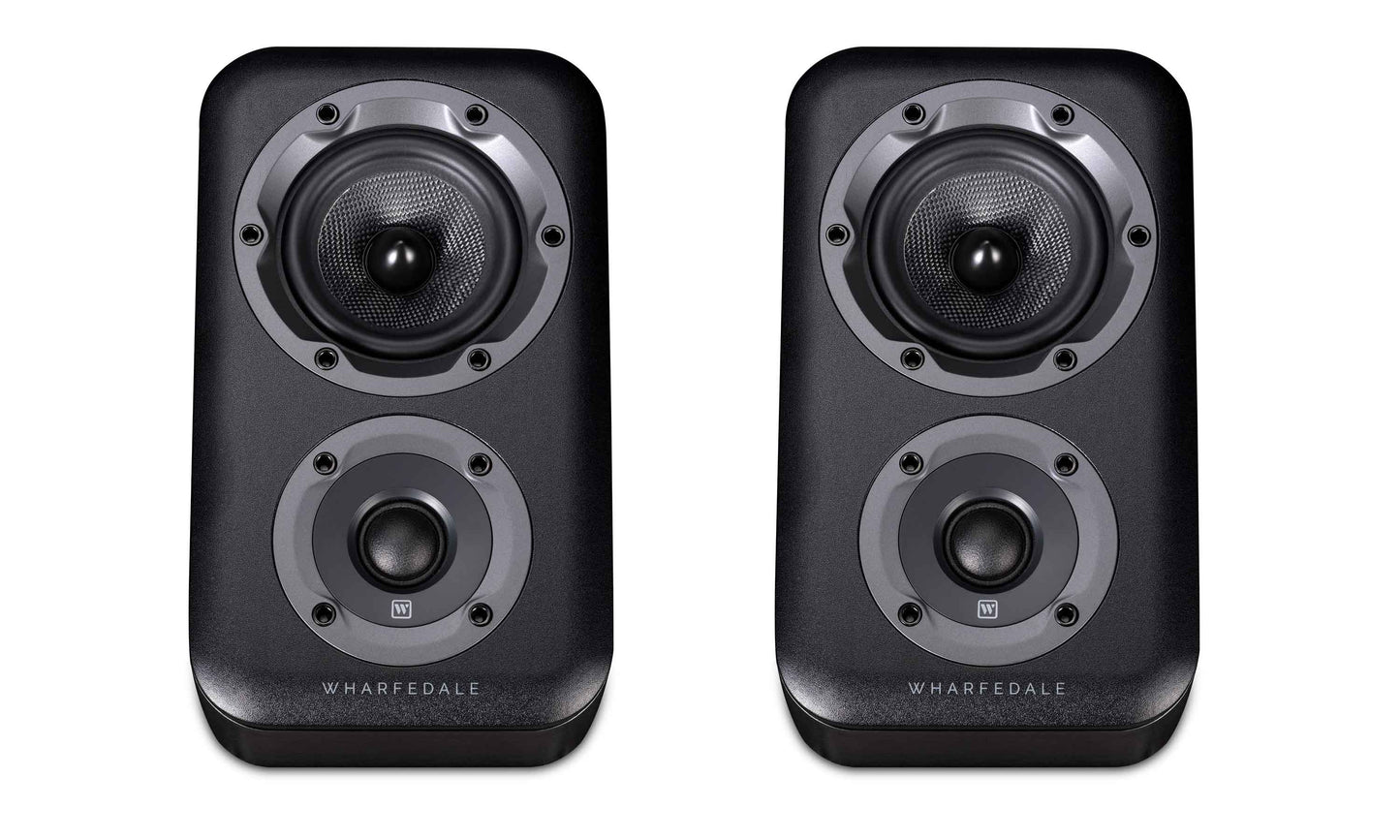 Wharfedale D300S Atmos Speakers - Front View - Black