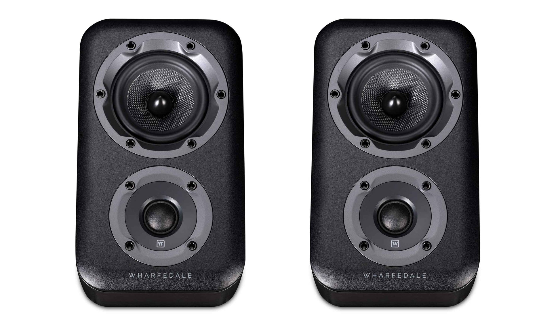 Wharfedale D300S Atmos Speakers - Front View - Black
