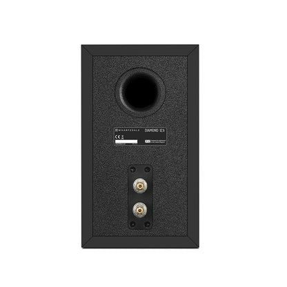 Back of Wharfedale Diamond 12.1i Speaker in black