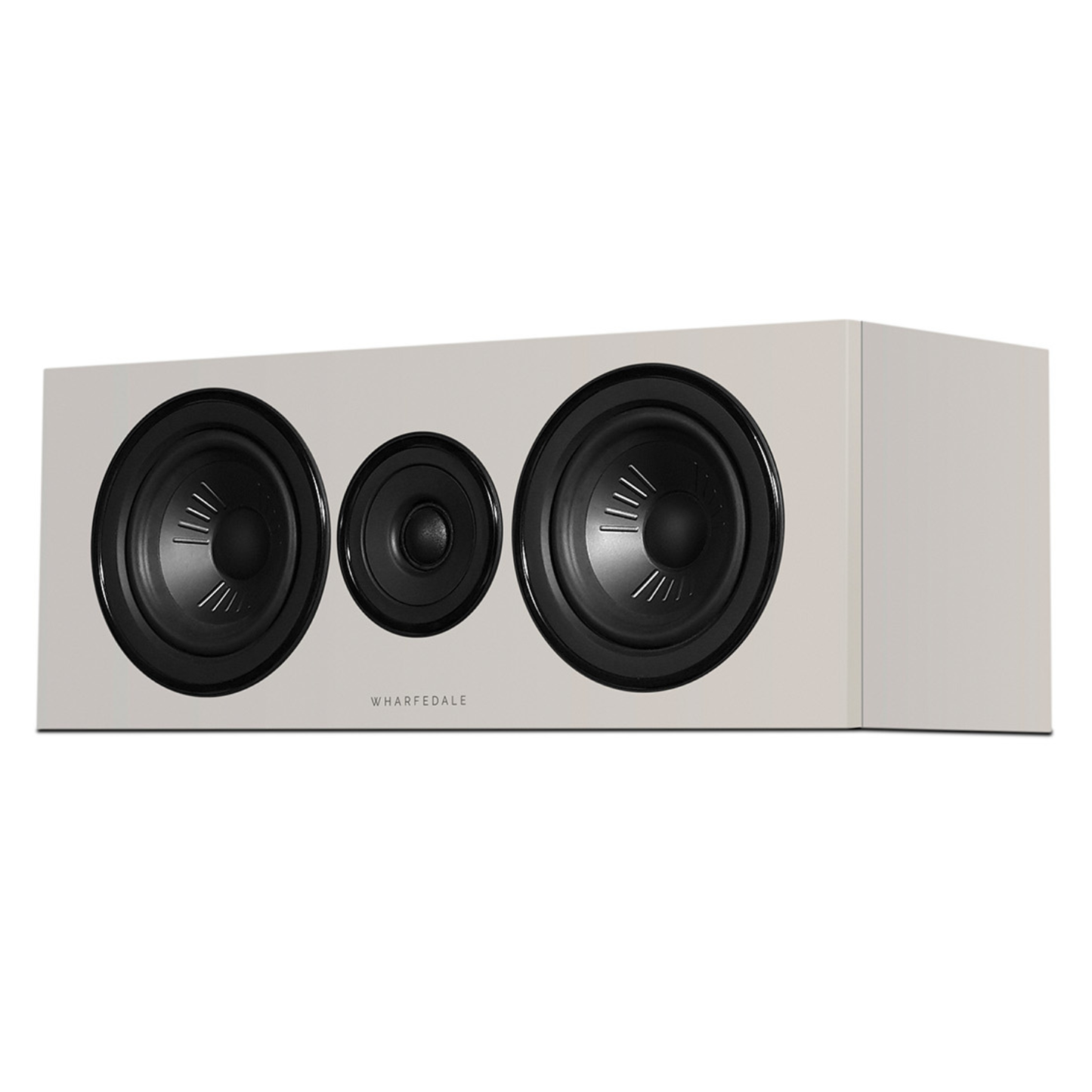 Stone Grey Wharfedale Diamond 12.Ci Centre Speaker with grille off