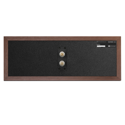 Back of walnut Wharfedale Diamond 12.Ci Centre Speaker