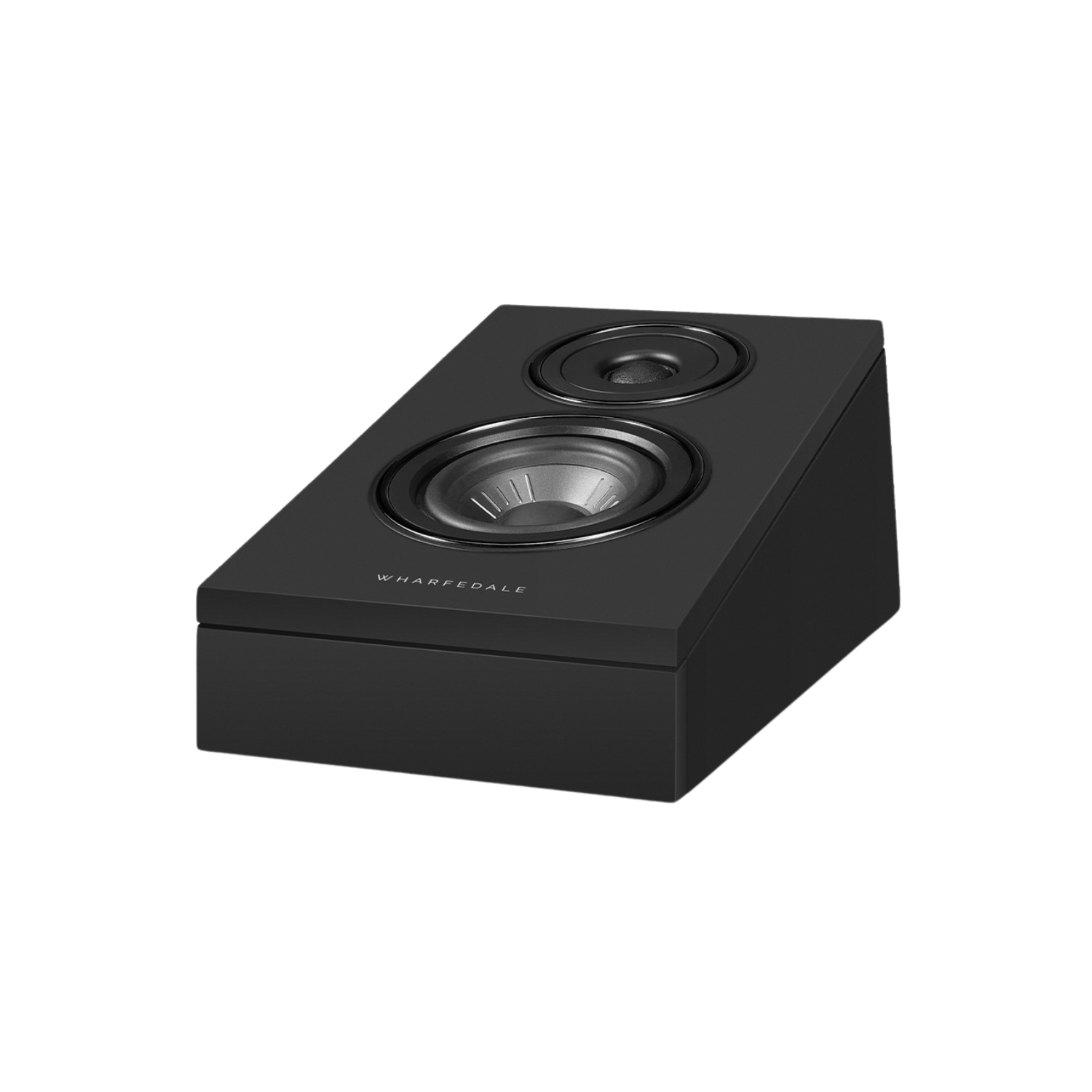 Black Wharfedale Diamond 12.3Di Surround Speaker on white background