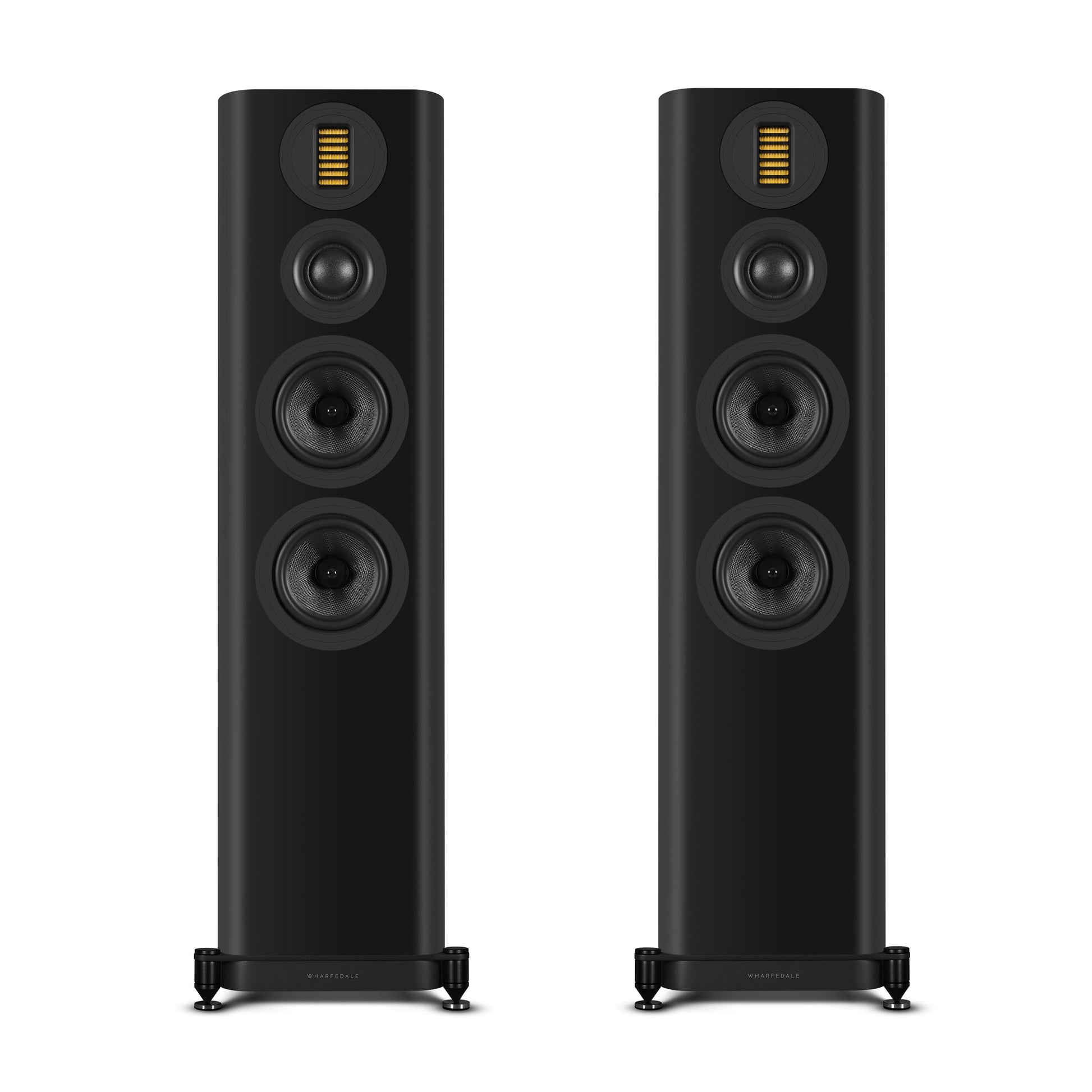 Wharfedale EVO5.4 Floorstanding Speakers front in black