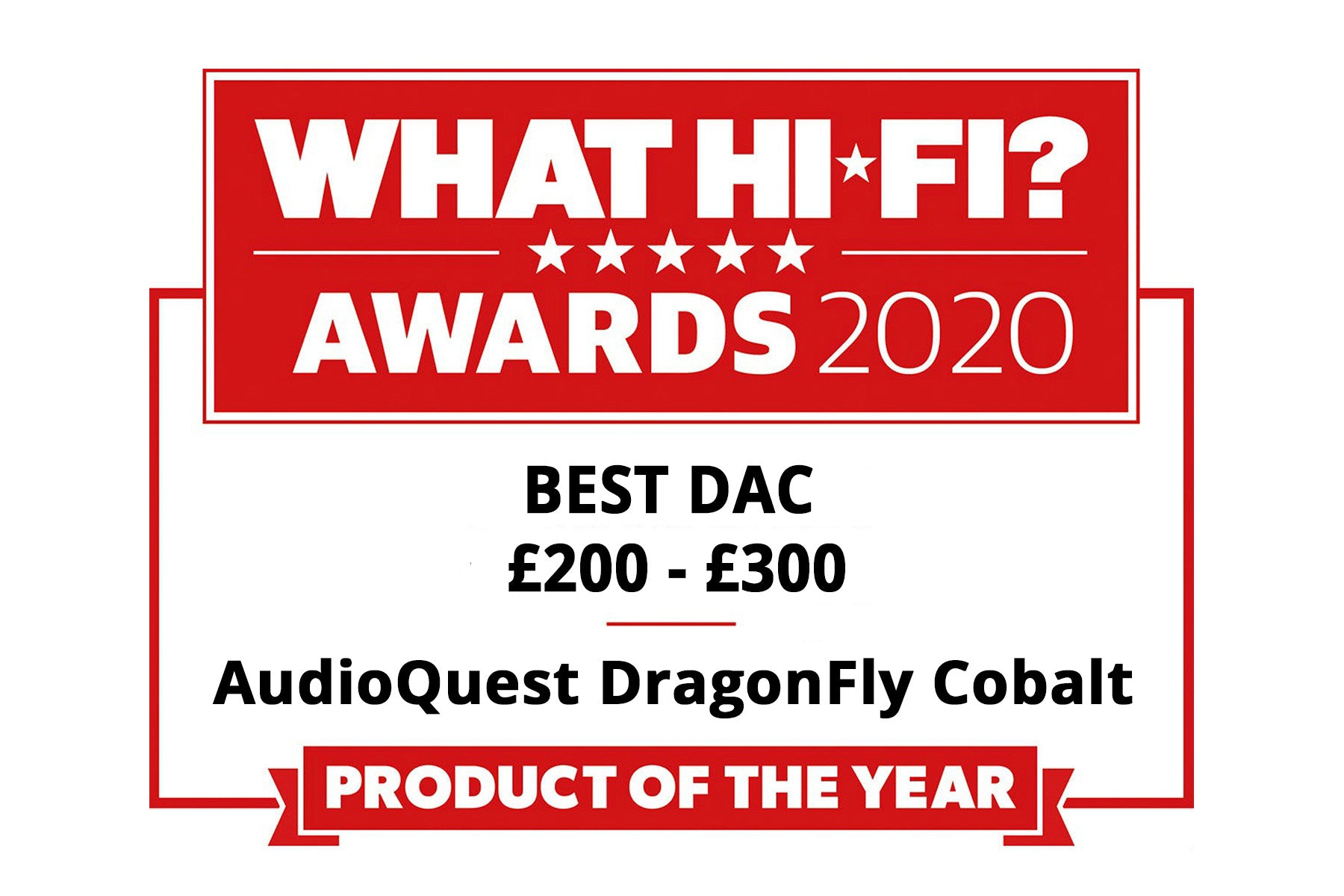 AudioQuest DragonFly Cobalt Portable USB DAC - What Hi-Fi? Award-Winning DAC