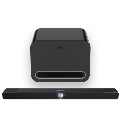 WiiM Bar & Sub Combo in gloss black