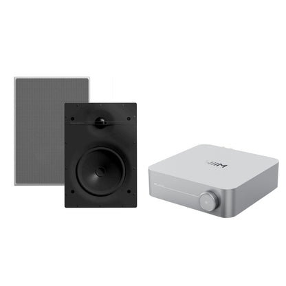 WiiM Amp B&W In-Wall TV Streaming System