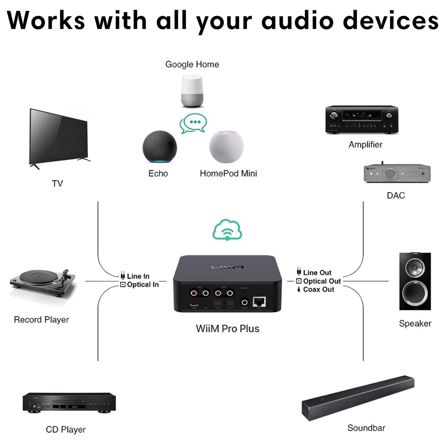 WiiM Pro Plus Network Music Streamer