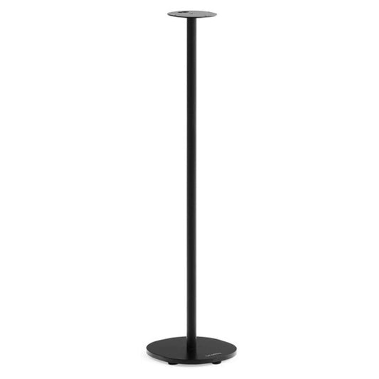 WiiM Sound Smart Speaker Floor Stand by Norstone - shown in black on white background