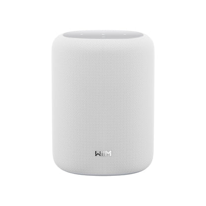 Front view of WiiM Sound Lite Smart Speaker in white