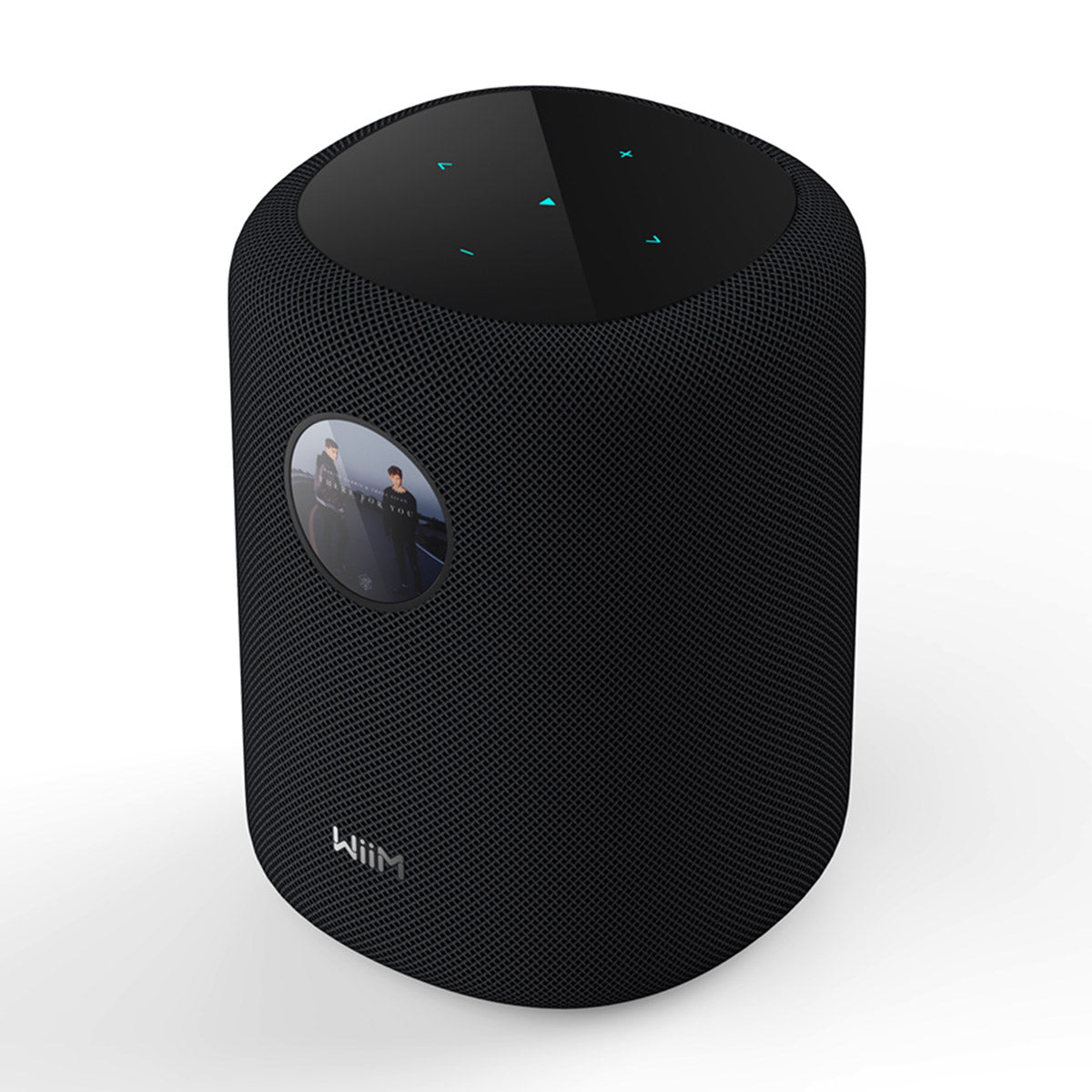 Top angle view of WiiM Sound Smart Speaker in black