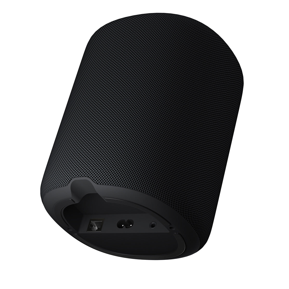Angle view of WiiM Sound Smart Speaker in black