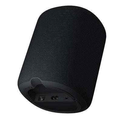Angle view of WiiM Sound Smart Speaker in black