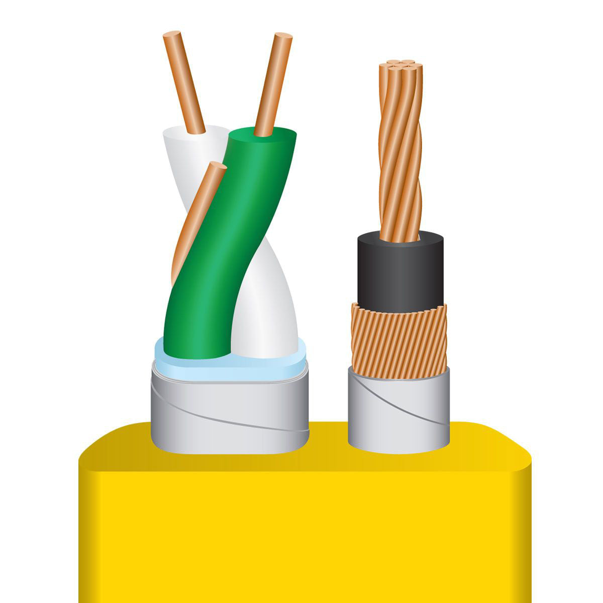 WireWorld Chroma 8 2.0 USB Type A To USB Type B Data Cable - Cross section