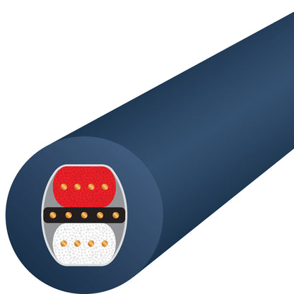 Wireworld Luna 8 Subwoofer Cable - Cross section
