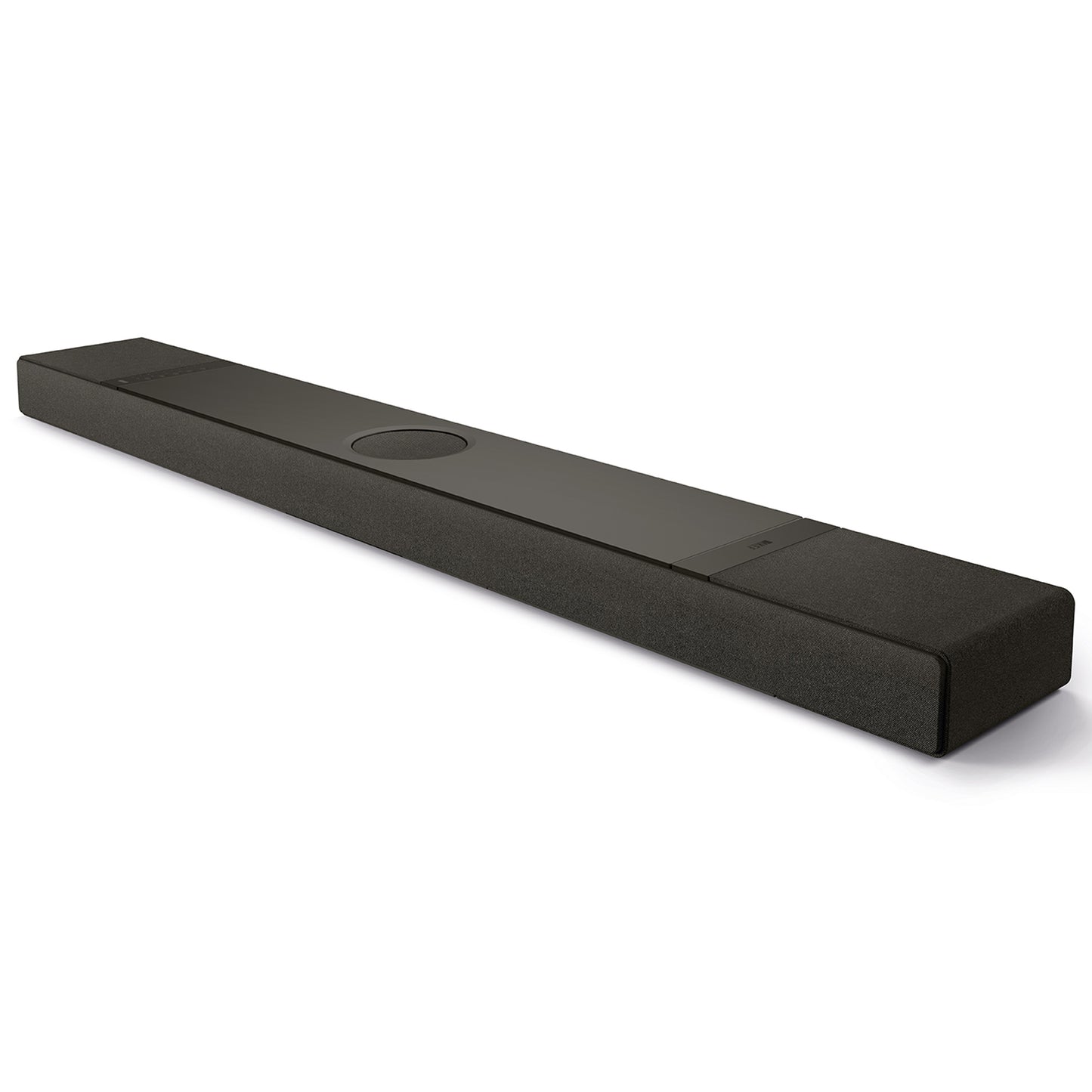 KEF XIO Dolby Atmos Soundbar in Slate Black - Angle