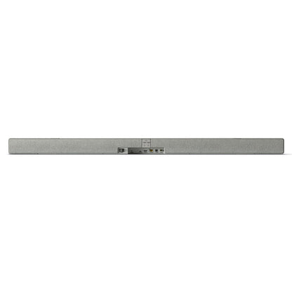 KEF XIO Dolby Atmos Soundbar in Silver Grey - Rear