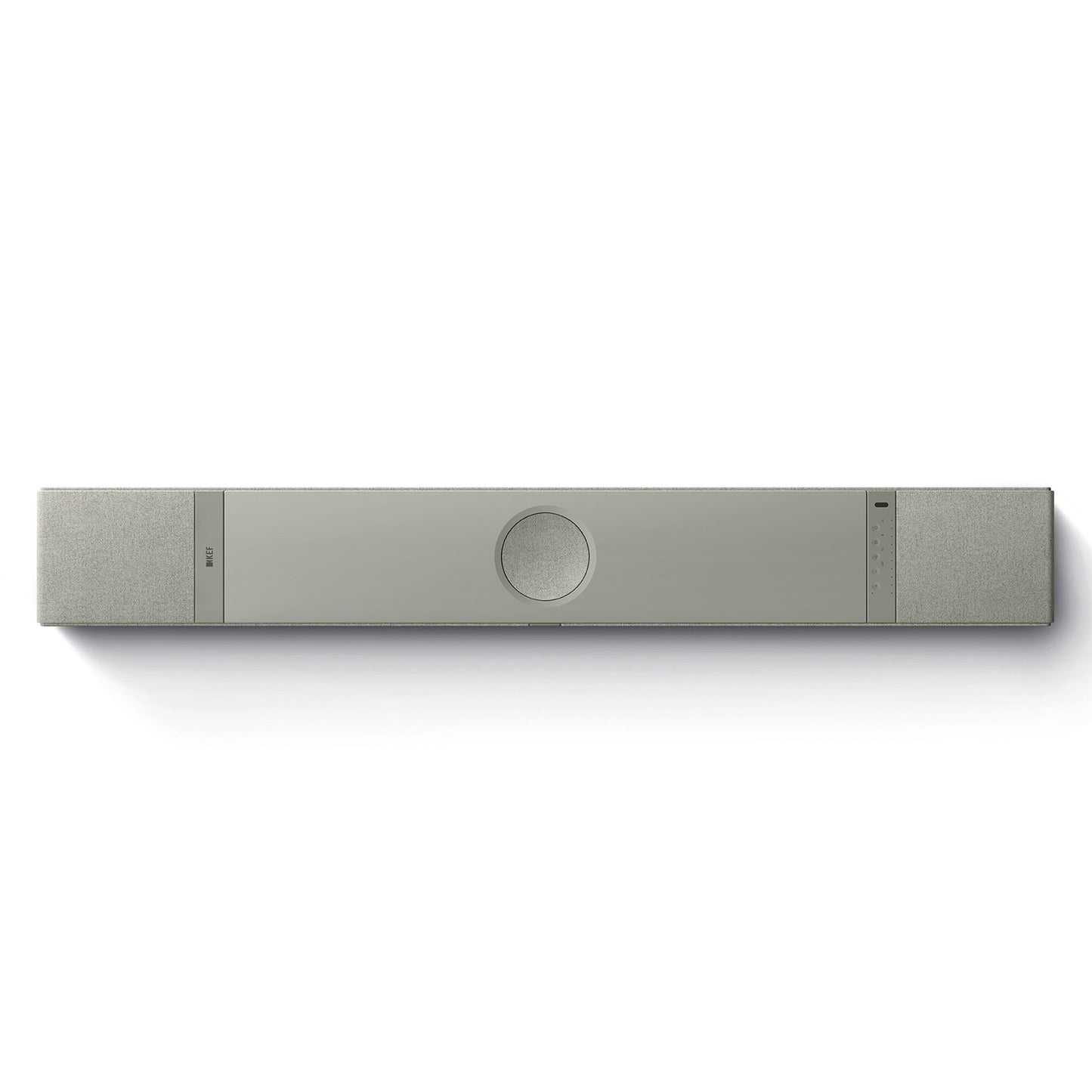 KEF XIO Dolby Atmos Soundbar in Silver Grey