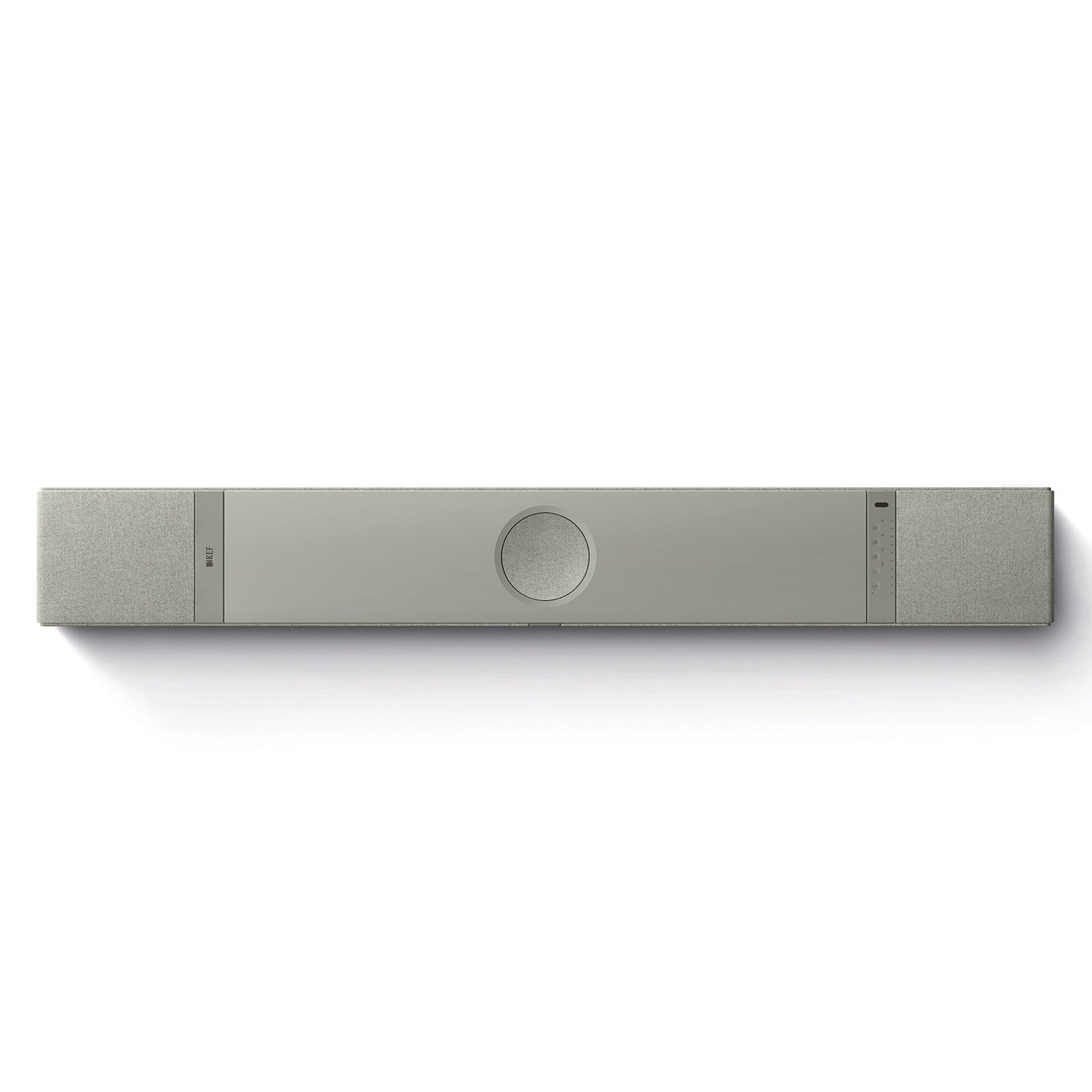 KEF XIO Dolby Atmos Soundbar in Silver Grey