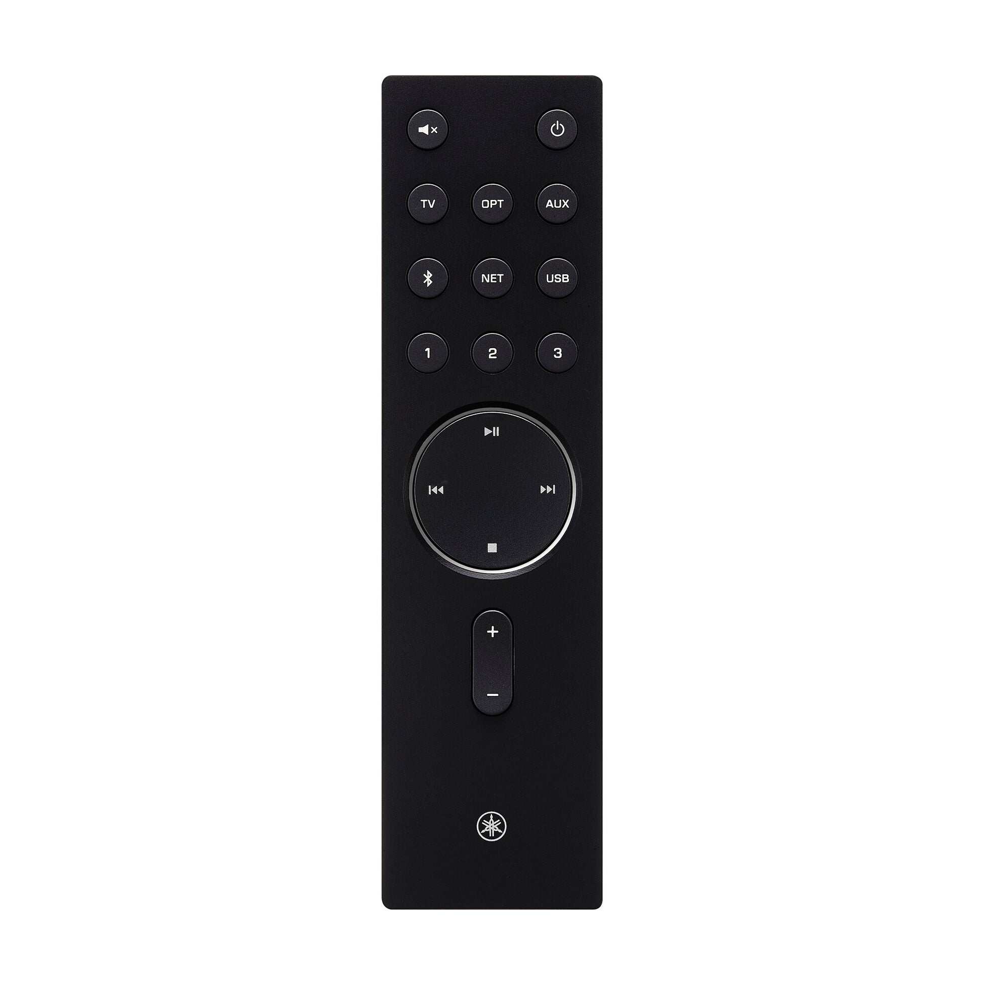Black Yamaha WXA-70A Streaming Amplifier remote control