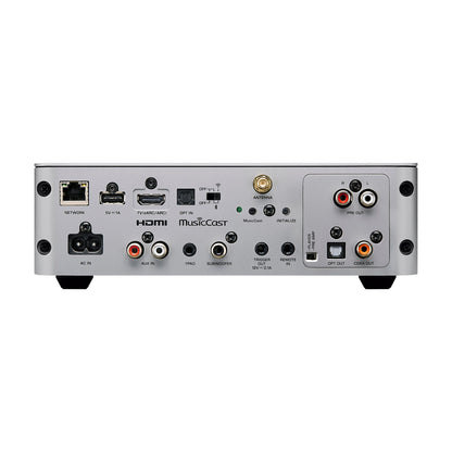 Silver Yamaha WXC-70A Streamer - showing back panel inputs