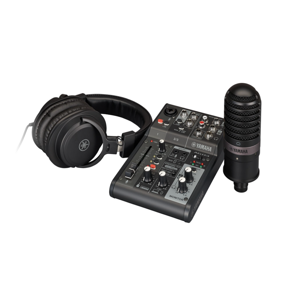 Yamaha AG03MK2 LSPK Live Streaming Pack | Audio Trends