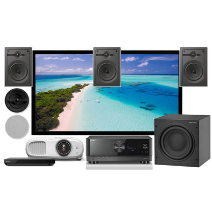Yamaha Bowers & Wilkins In-Wall Home Cinema System