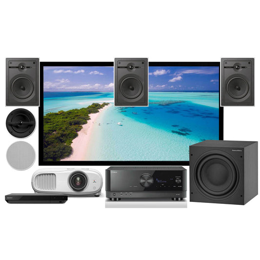 Yamaha Bowers & Wilkins In-Wall Home Cinema System